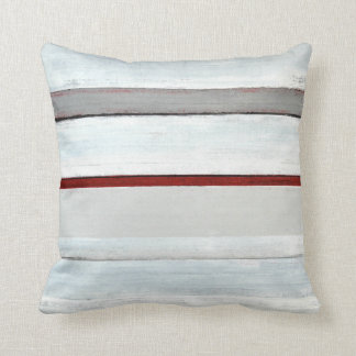 Almofada Travesseiro vermelho e preto "empilhado" da arte