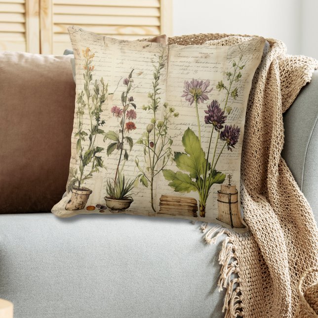 Almofada Travesseiro Vintage Floral Impressão (Criador carregado)