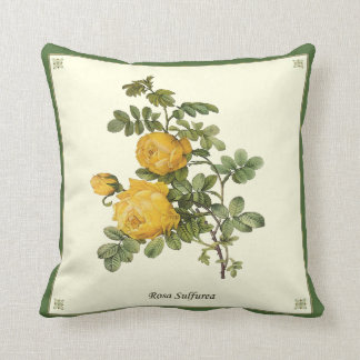 Almofada Travesseiro Vintage Yellow Roses