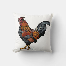 Almofada Travesseiro White Rooster