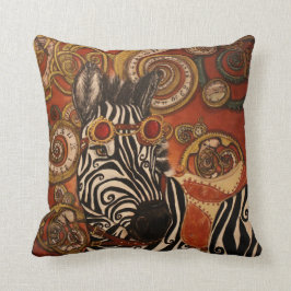 Almofada Travesseiro Zebra Steampunk