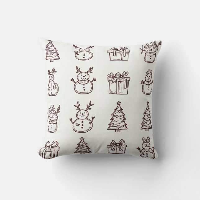 Almofada Travesseiros Cheios de Amor e Felicidade para o Na (Frente)