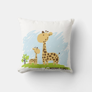 Almofada Travesseiros De Algodão Orgânicos Giraffe