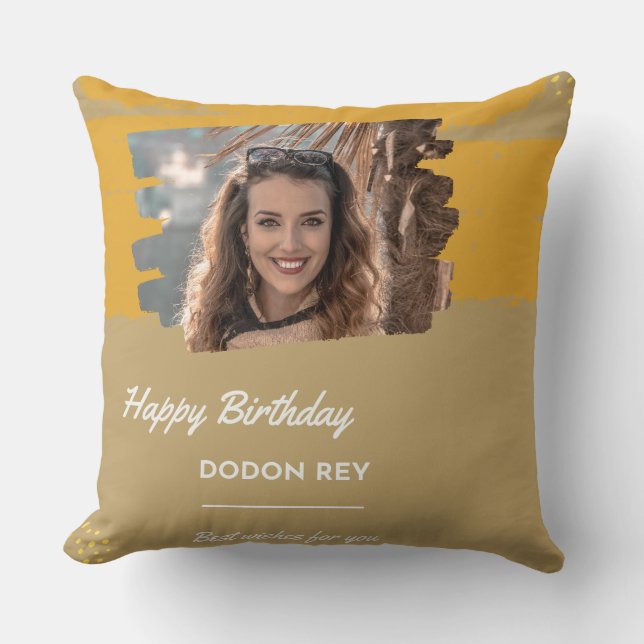 Almofada Travesseiros de aniversário (Frente)