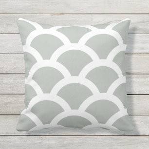 Almofada Travesseiros de Cinzas de Prata ao ar livre - Padr