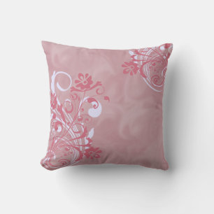 Almofada Travesseiros de Designer Floral Rosa