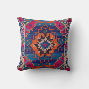 Almofada Travesseiros de Kilim Azul para Cada Espaço: Versá