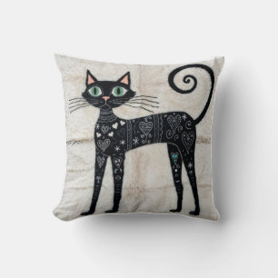 Almofada Travesseiros de Quilim de Gato Oriental: Animais P