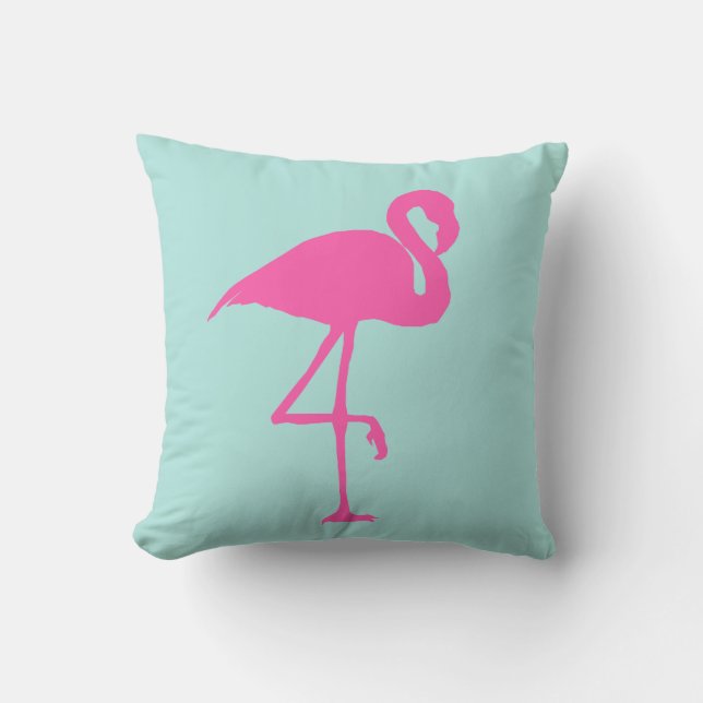 Almofada Travesseiros DE TINTA FLAMINGO (Frente)