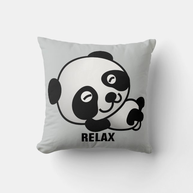Almofada Travesseiros de Urso Panda, Relaxe (Frente)