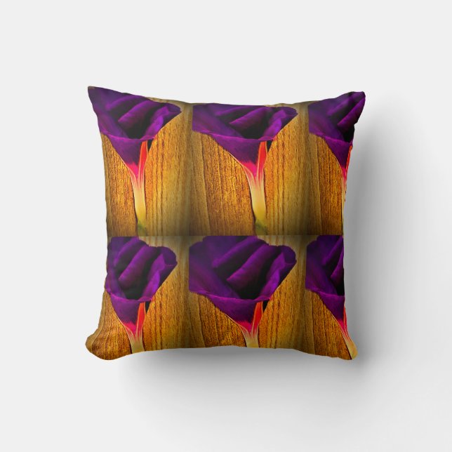 Almofada Travesseiros decorativos com Designs Florais Exclu (Frente)