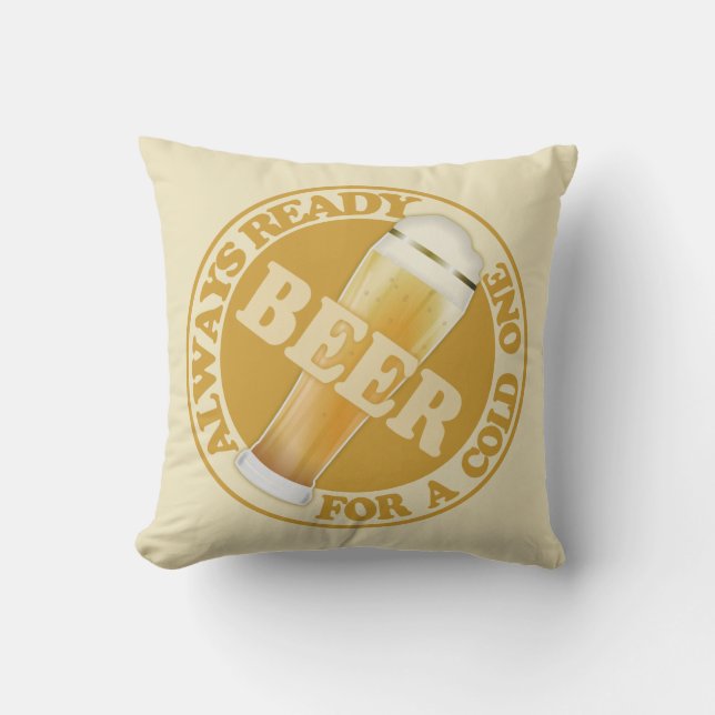Almofada Travesseiros decorativos da CERVEJA (Frente)