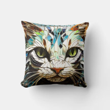 Travesseiros decorativos de Cushion de Gato Mosaic