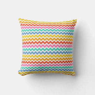 Almofada Travesseiros decorativos de Design Zig-Zag multico