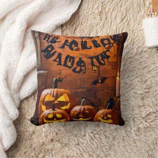 Almofada Travesseiros decorativos de Dia das Bruxas Chic Sp