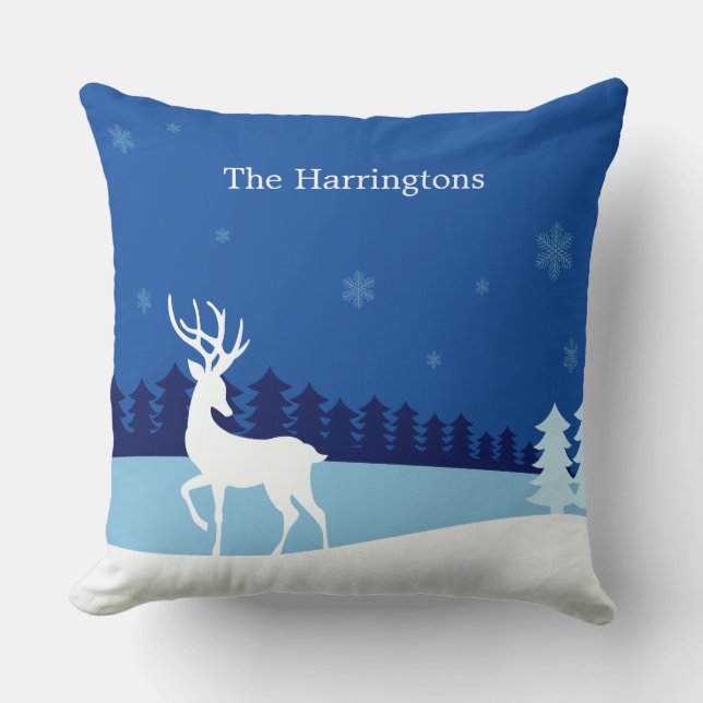 Almofada Travesseiros decorativos de nome personalizado de  (Frente)