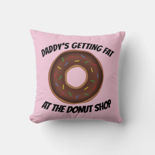Almofada TRAVESSEIROS DECORATIVOS DE ROSQUINHA FUNNY DO pai