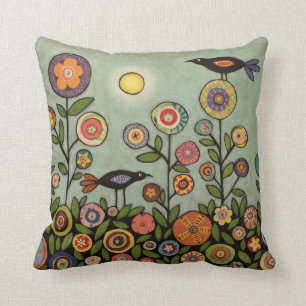 Almofada Travesseiros decorativos de Sangue e Aves em 3 Tam