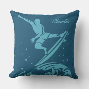 Almofada Travesseiros decorativos de Surfer de Nome Persona