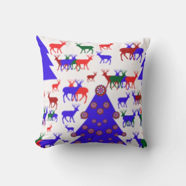 ALMOFADA TRAVESSEIROS DECORATIVOS DE TEMA DE NATAL - PRESEN (Frente)