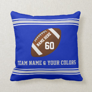 Almofada Travesseiros decorativos do futebol com SEUS TEXTO