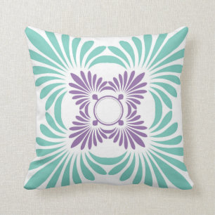 Almofada Travesseiros decorativos Florais Modernos:Aqua Pur