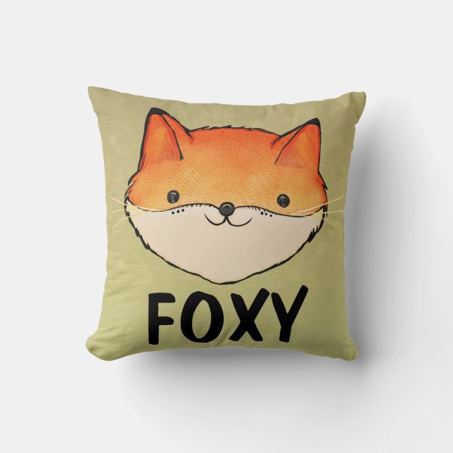 ALMOFADA TRAVESSEIROS DECORATIVOS FOX (Frente)