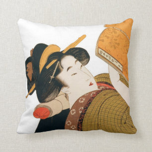 Almofada Travesseiros decorativos japoneses bonitos da arte