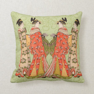 Almofada Travesseiros decorativos japoneses bonitos do