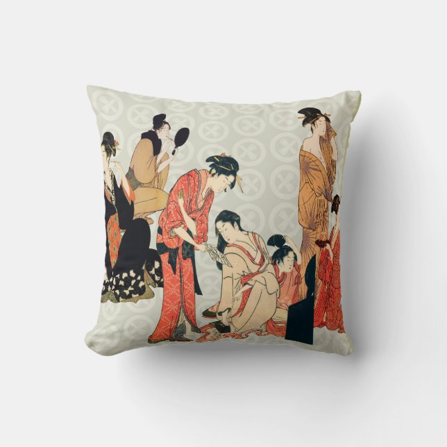 Almofada Travesseiros decorativos japoneses do design da (Frente)