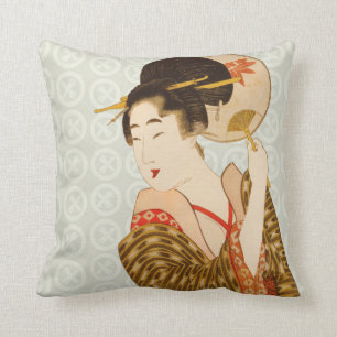 Almofada Travesseiros decorativos japoneses do design da