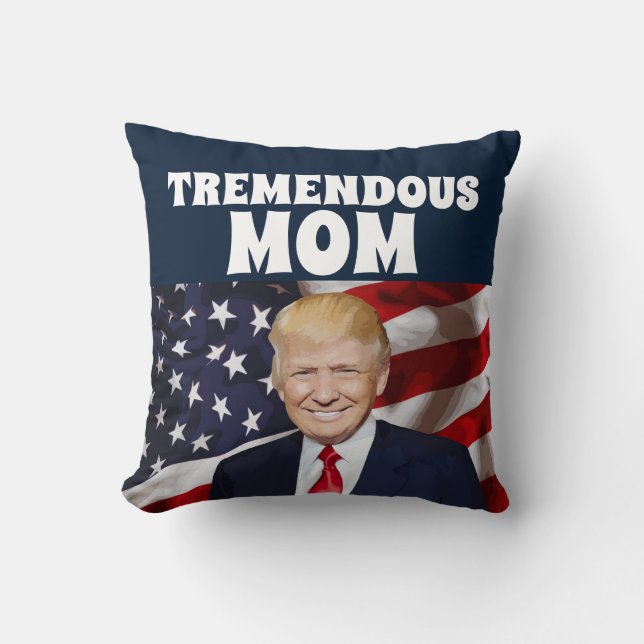 ALMOFADA TRAVESSEIROS DECORATIVOS MOM TRUMP (Frente)