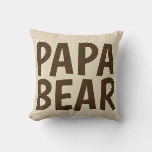 Almofada Travesseiros decorativos PAPA BEAR para Pai