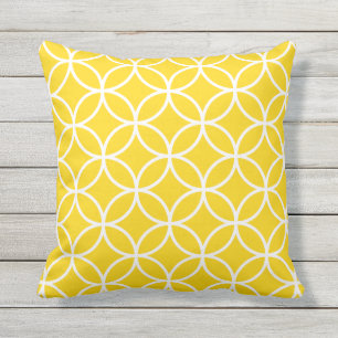 Almofada Travesseiros do exterior amarelo sunshine