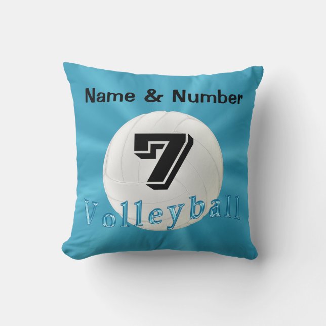 Almofada Travesseiros do voleibol com NOME, NÚMERO e (Frente)