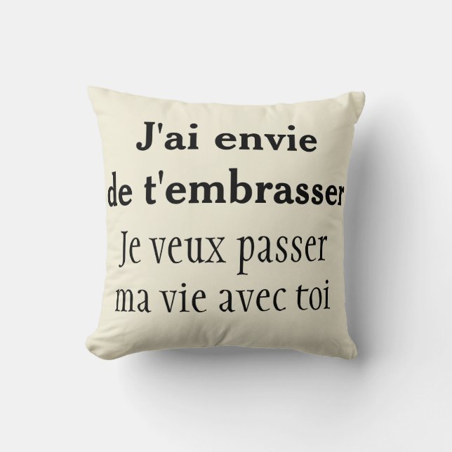 Almofada Travesseiros Franceses - Misturar e Corresponder T (Frente)