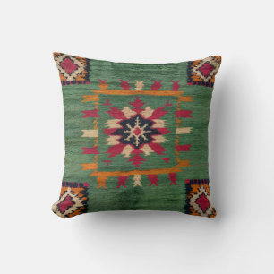 Almofada Travesseiros Green Kilim EUA: Um Destaque Cultural
