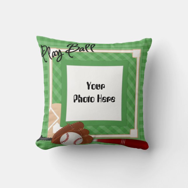 Almofada Travesseiros MoJo de Softball (Frente)