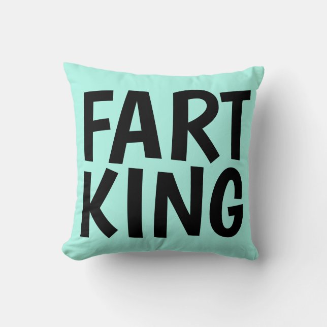 ALMOFADA TRAVESSEIROS PAIS DE FART KING (Frente)