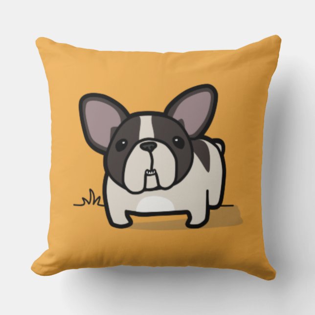 Almofada Travesseiros Pied rajados de Frenchie (Frente)