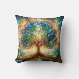 Almofada Tree of Life design in Vintage