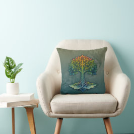 Almofada Tree of Life Shifting Dawn 