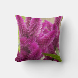 Almofada Trend Throw Pillow With Picture Of Celosia Flower