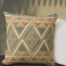 Almofada Trendy Boho Mud Cloth Pattern Mostarda