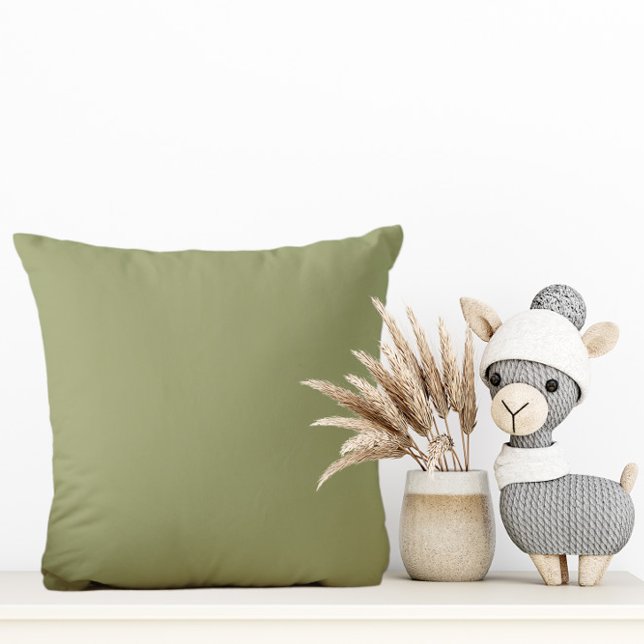 Almofada Trendy Leafy Brushwood Green - Travesseiro decorat (Criador carregado)