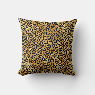 Almofada Trendy Leopard Faux Animal Print Travesseiro decor