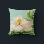 Almofada Trendy Magnolia Arte Floral Travesseiro decorativo<br><div class="desc">COR PALETTE: Azul Aqua (Pant # 13-5412), branco cremoso, verde, amarelo com um pequeno toque de vermelho. DESIGN COLLECTION: BOTANICAL MAGNOLIA - Este travesseiro decorativo moderno, elegante e sofisticado, de moda, é feito a partir de pinturas de aquarela originais de Audrey Jeanne Roberts trabalho de arte. Cada flor de Magnolia...</div>