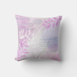 Almofada Trendy Modern Abstrato botânica para oral