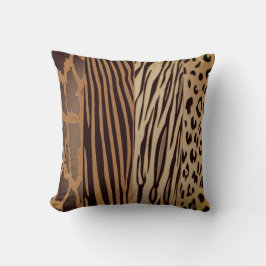 Almofada Trendy Rustic Animal Printed Zebra Stripe Travesse