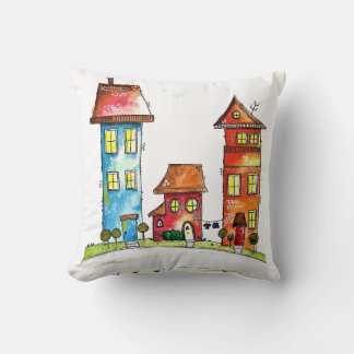Almofada Três Casas Brancas Bestiais